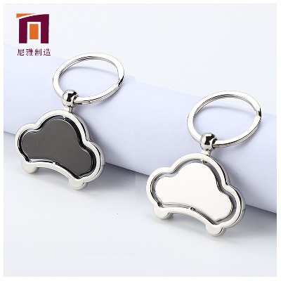 Metal Personalized Rotary Car Creative Keychain Car Gift Pendant Wholesale Car Keychain