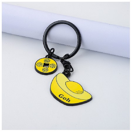 Personalized Metal Keychain Metal Paint Keychain Promotion Gift Pendant Keychain