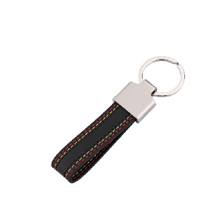 Zinc Alloy Leather Keychain Metal PU Leather Cowhide Keychain Creative Car Logo Gift Leather Keychain