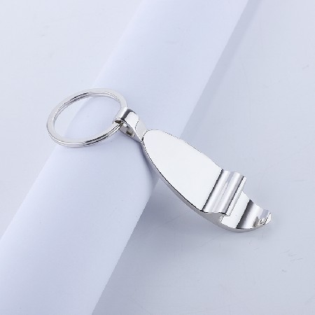 Creative water droplet shaped metal bottle opener, zinc alloy keychain pendant, company event small gift processing